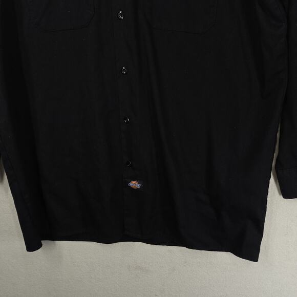 Vintage Dickies Shirt Mens XL Pockets Utility Workwear Mechanic Collared Grunge - Picture 10 of 13